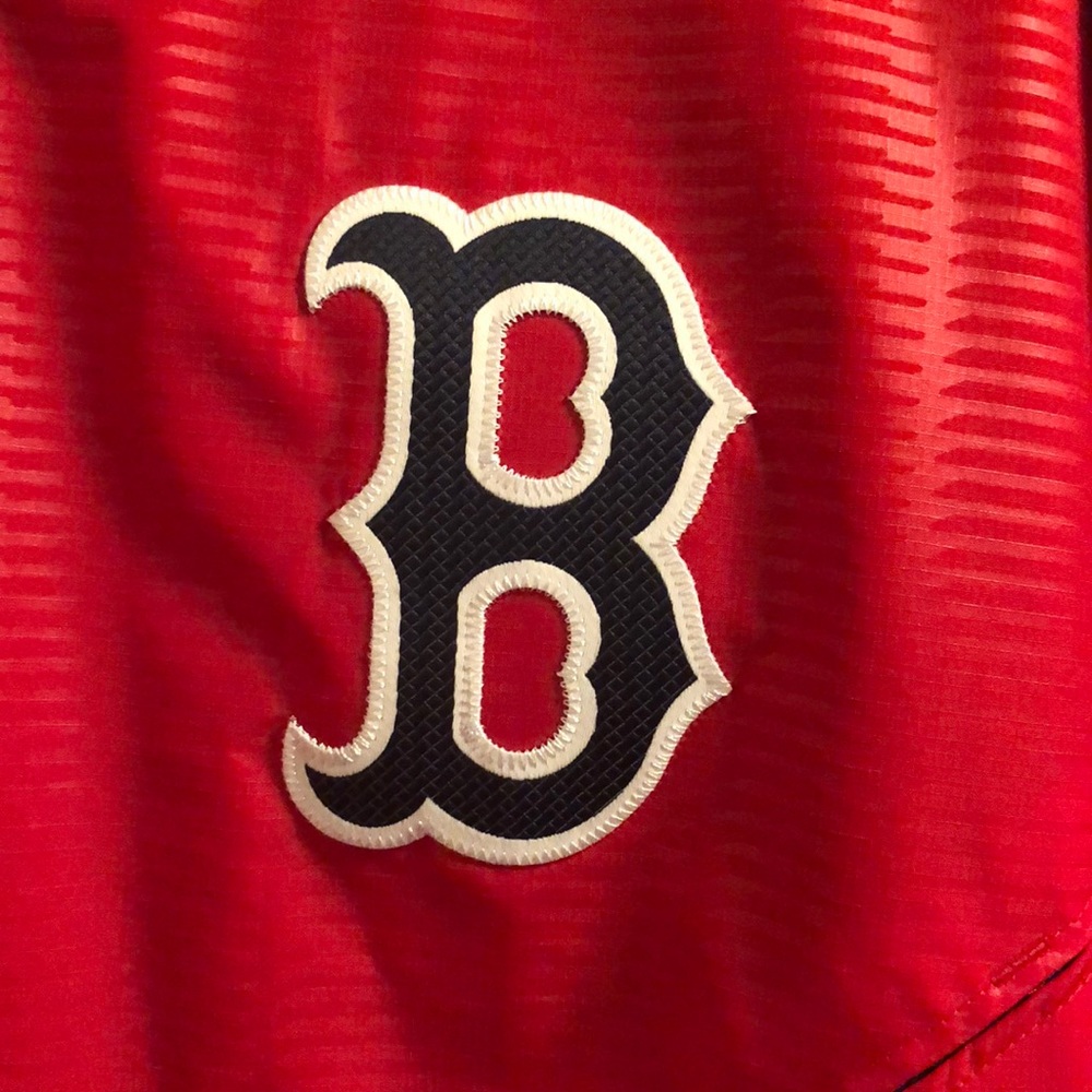 Majestic red Boston Red Sox. Half zip. SZ: XL. - Picture 2 of 3